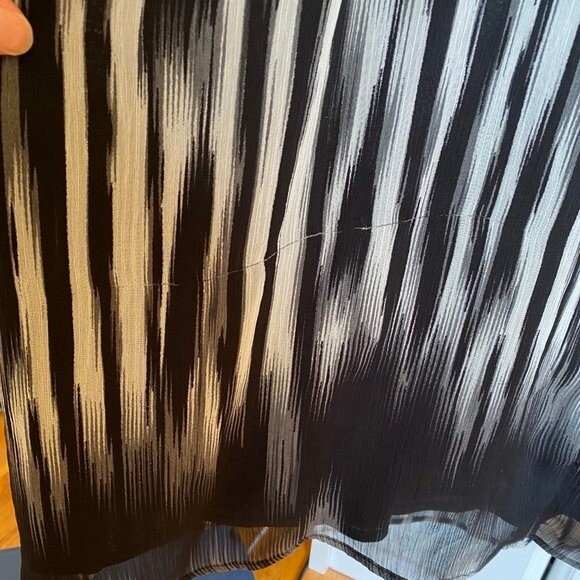 Forever 21 Flowy Boho Maxi Dress Size M Lined Beachy Summery Bohemian Artsy Y2K - Picture 15 of 16